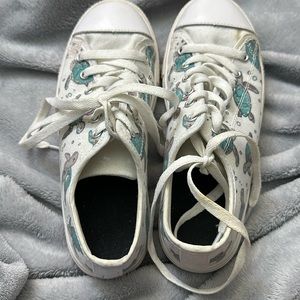 White turtle shoes!